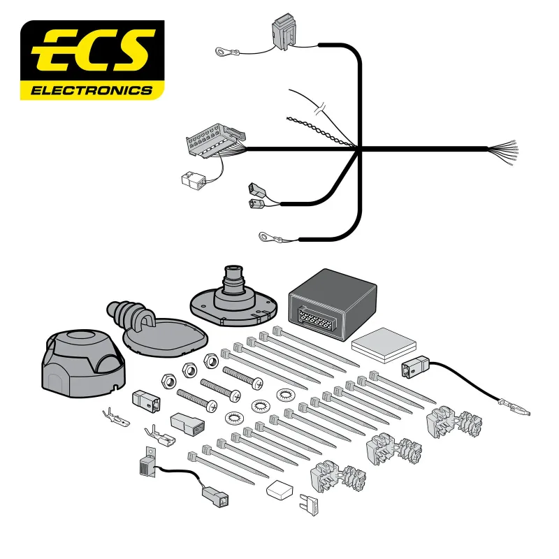 ECS 7 Pin Dedicated Wiring Kit – MULTIKIT – BD00407U