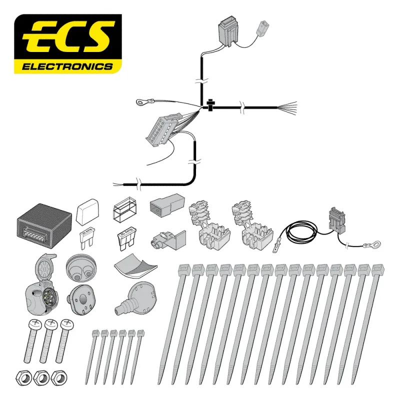 ECS 7 Pin Dedicated Wiring Kit – FORD MULTIKIT – FR066B1U