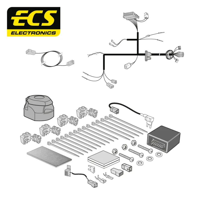 ECS 13 Pin Dedicated Wiring Kit – MULTIKIT – RN15613MU