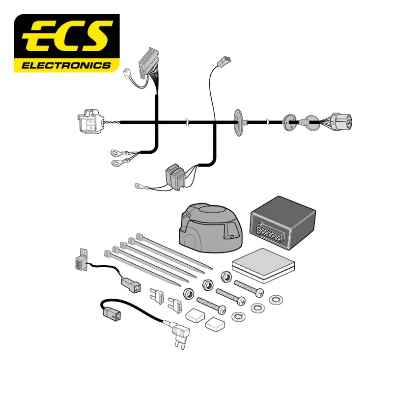 ECS 13 Pin Dedicated Wiring Kit – LANDROVER/RANGEROVER MULTIKIT – LR02613MU