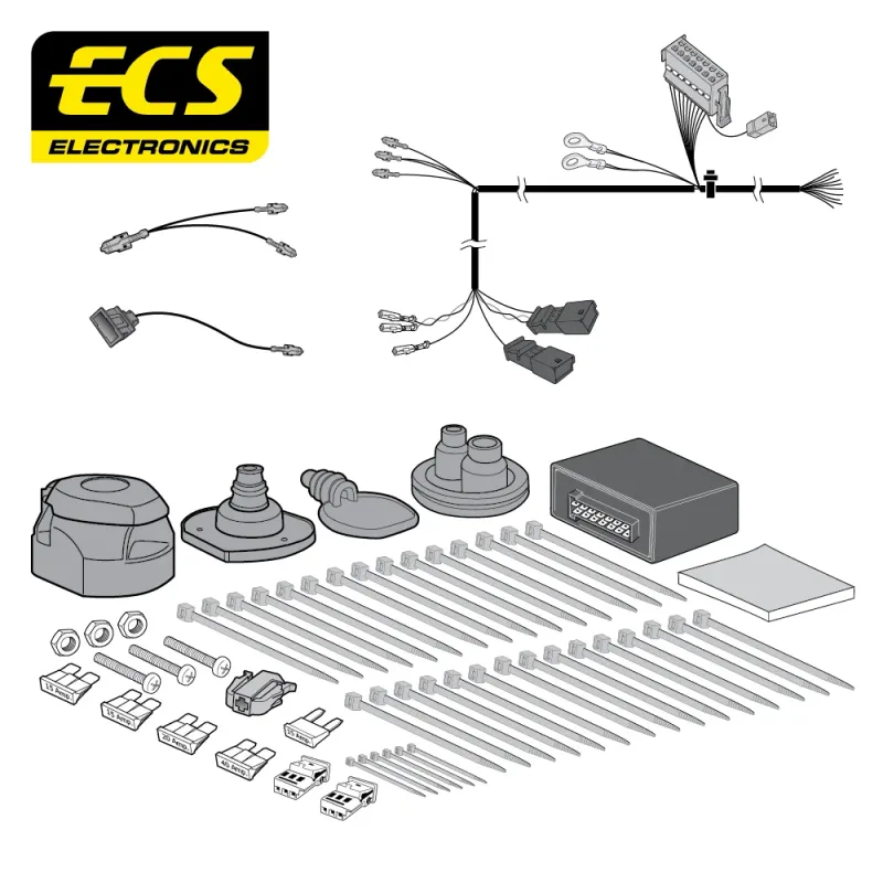 ECS 13 Pin Dedicated Wiring Kit – MULTIKIT – SK018D1U