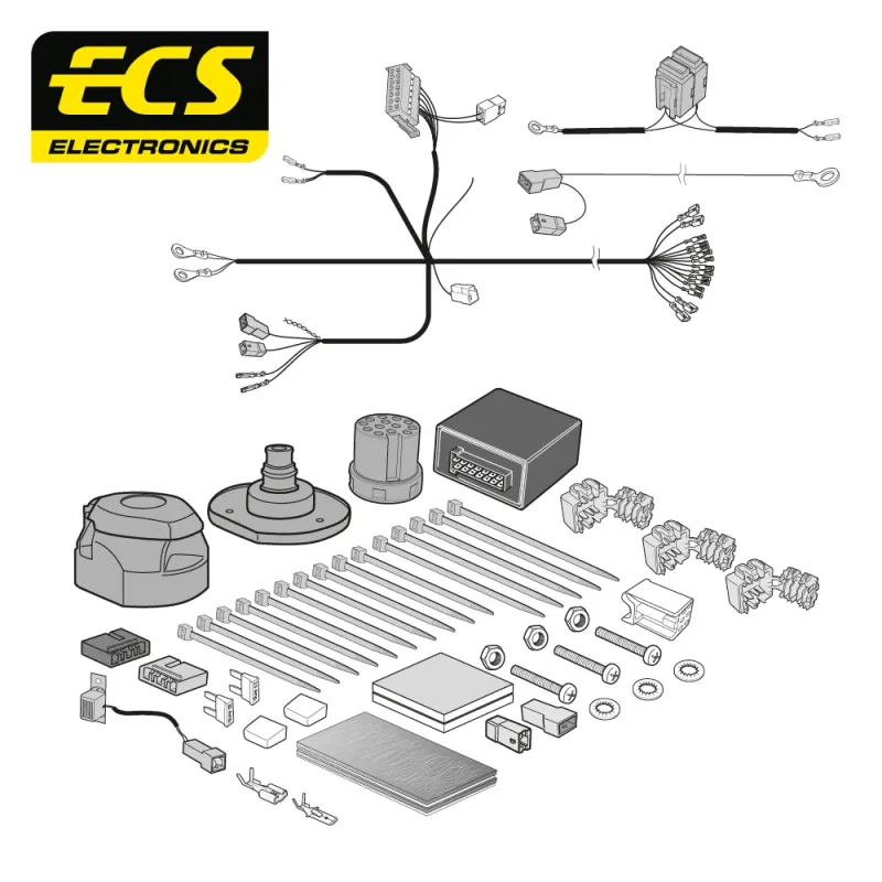 ECS 13 Pin Dedicated Wiring Kit – MAZDA MULTIKIT – MZ16713U