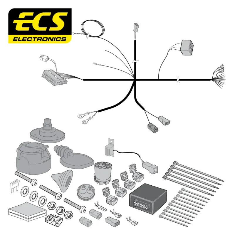 ECS 13 Pin Dedicated Wiring Kit – RENAULT MULTIKIT – RN14313U