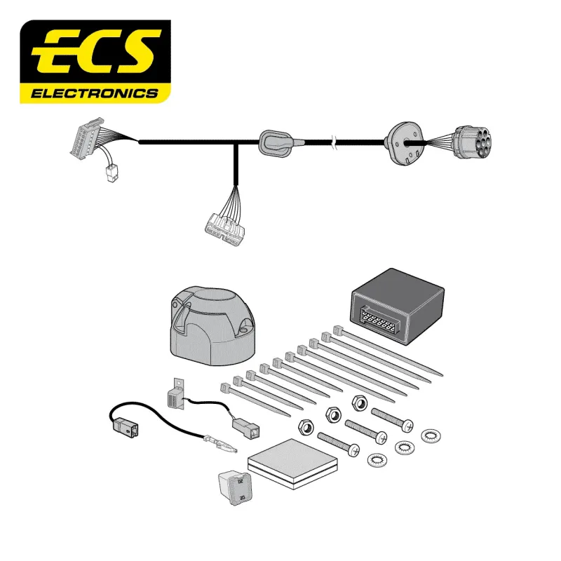 ECS 7 Pin Dedicated Wiring Kit – Discovery 5 03/2021 – LR02707U