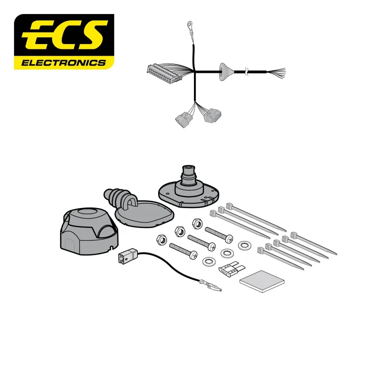 ECS 7 Pin Dedicated Wiring Kit – NISSAN MULTIKIT – NI17207U