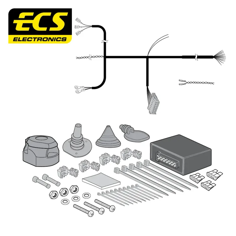 ECS 13 Pin Dedicated Wiring Kit – BMW/MINI MULTIKIT – BW02713MU
