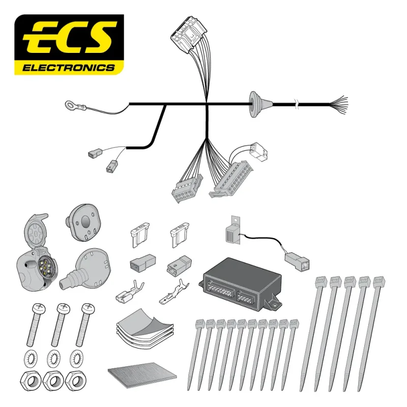 ECS 7 Pin Dedicated Wiring Kit – MULTIKIT – TO29507U