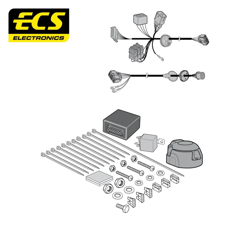 ECS 13 Pin Dedicated Wiring Kit – FORD MULTIKIT – FR12813U