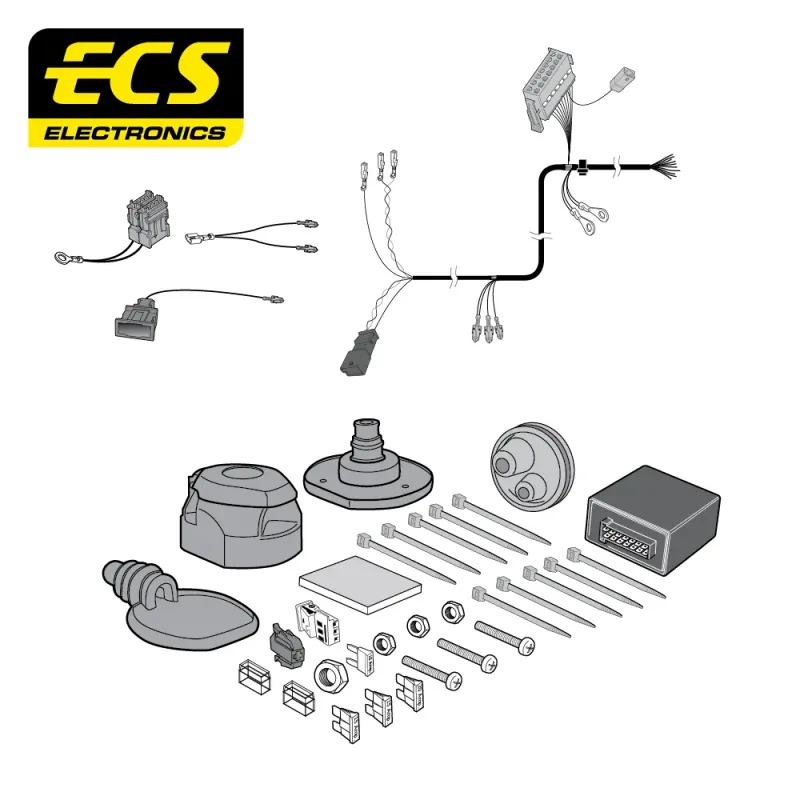 ECS 13 Pin Dedicated Wiring Kit – AUDI/SEAT MULTIKIT – AU037D1U