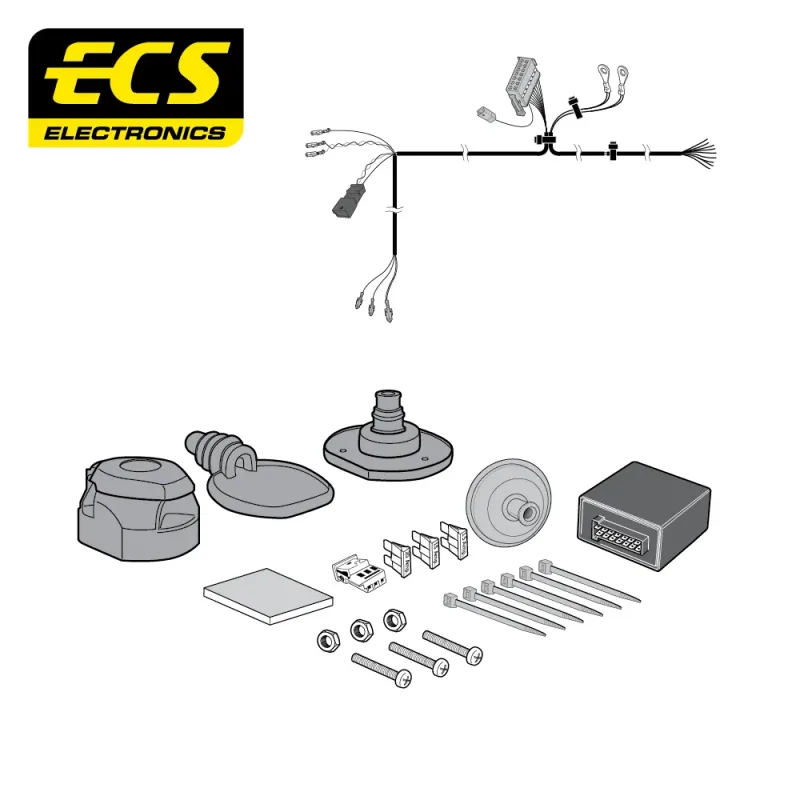 ECS 13 Pin Dedicated Wiring Kit – SEAT/VOLKSWAGEN MULTIKIT – SE037D1U