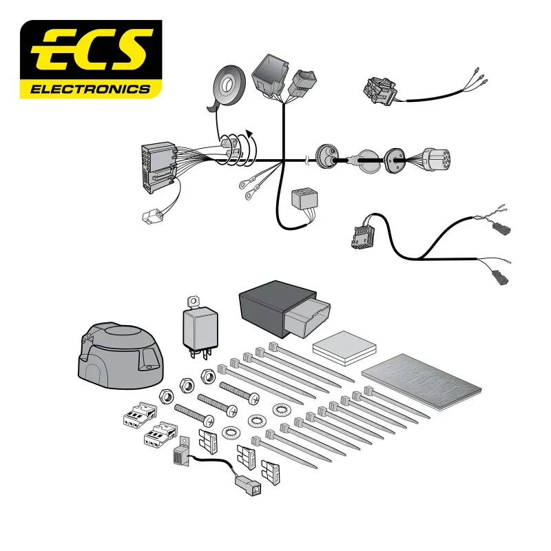 ECS 13 Pin Dedicated Wiring Kit – READ ONLY – MULTIKIT – AU08113MU
