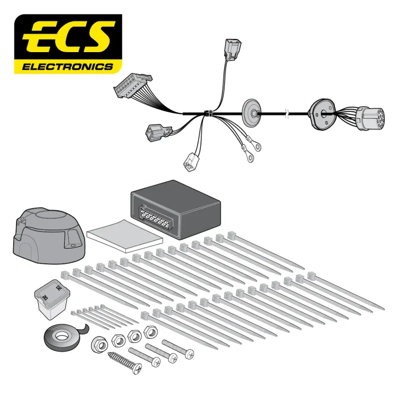 ECS 13 Pin Dedicated Wiring Kit – FORD MULTIKIT – FR070H1U
