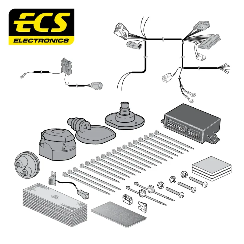 ECS 13 Pin Dedicated Wiring Kit – MULTIKIT – MT114DHU