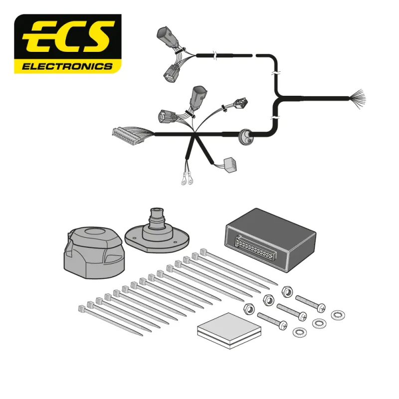 ECS 13 Pin Dedicated Wiring Kit – FORD MULTIKIT – FR10013U
