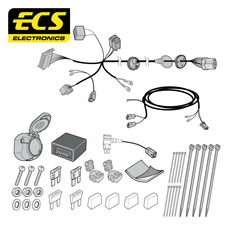 ECS 13 Pin Dedicated Wiring Kit – FORD MULTIKIT – FR10613U