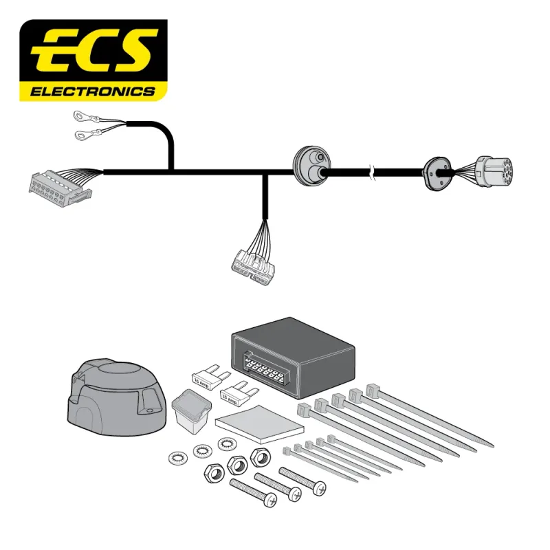 ECS 13 Pin Dedicated Wiring Kit – Freelander 2 09/2006 – 12/2012 – LR01813U