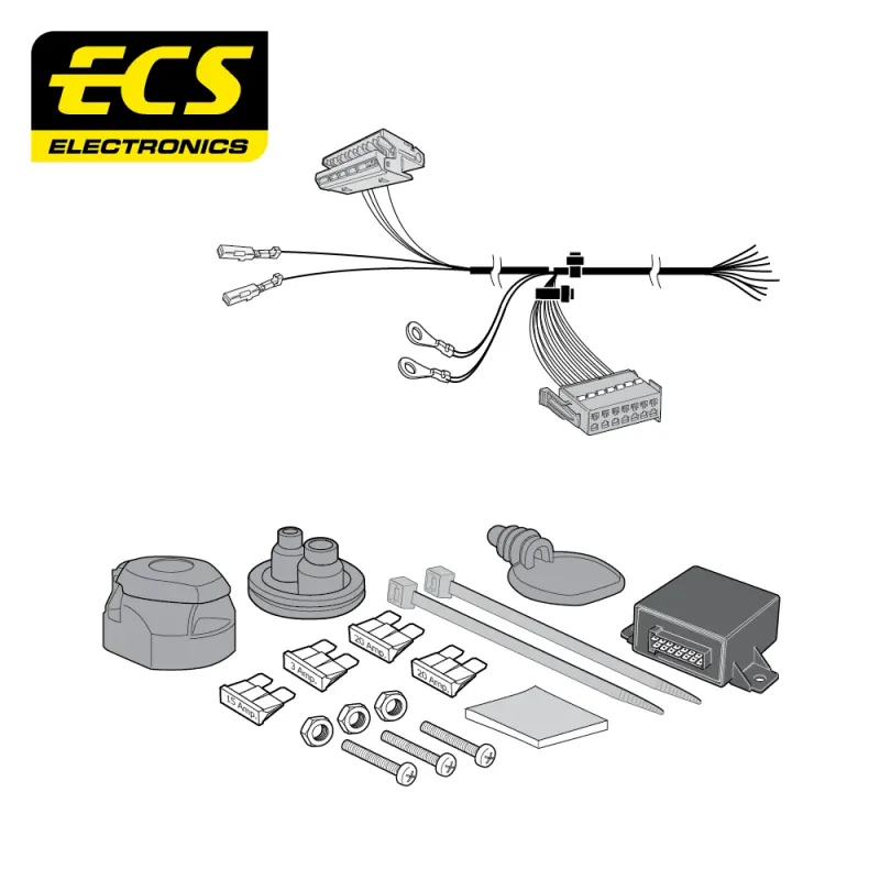 ECS 13 Pin Dedicated Wiring Kit – MERCEDES MULTIKIT – MB076D1U