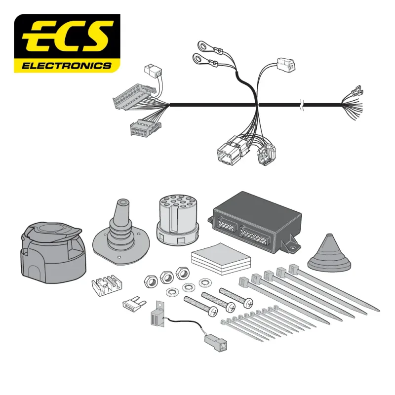 ECS 13 Pin Dedicated Wiring Kit – RENAULT MULTIKIT – RN15913U