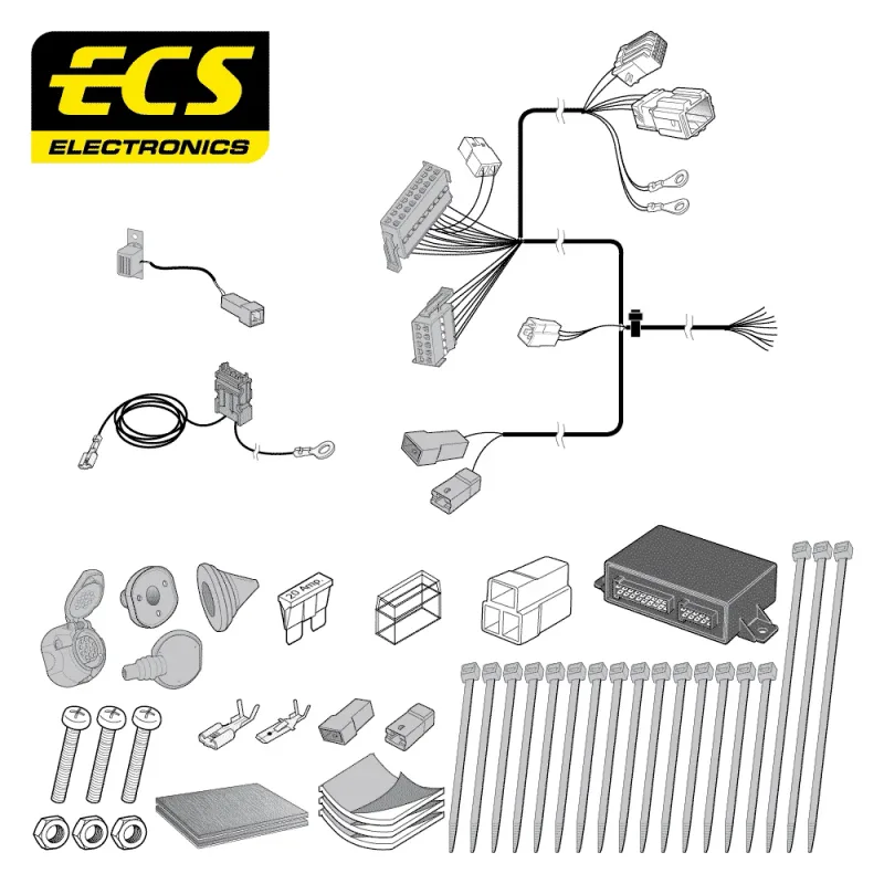 ECS 13 Pin Dedicated Wiring Kit – Honda CR-V 10/2012-09/2018 – HN555DHU