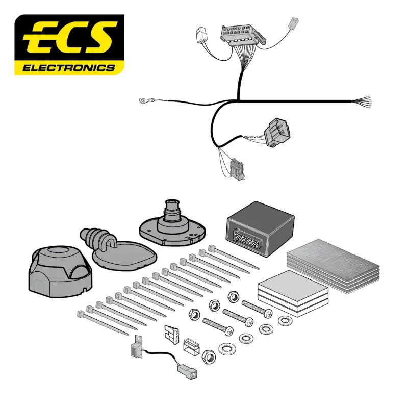 ECS 7 Pin Dedicated Wiring Kit – KIA/HYUNDAI MULTIKIT – KI15407MU