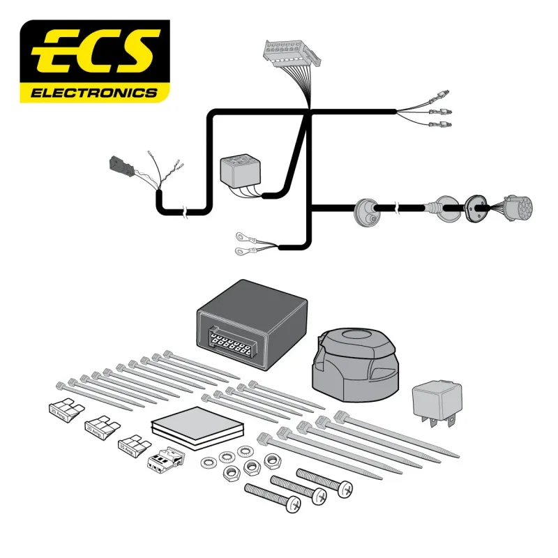 ECS 13 Pin Dedicated Wiring Kit – ID Buzz 10/2022 – VW28213U