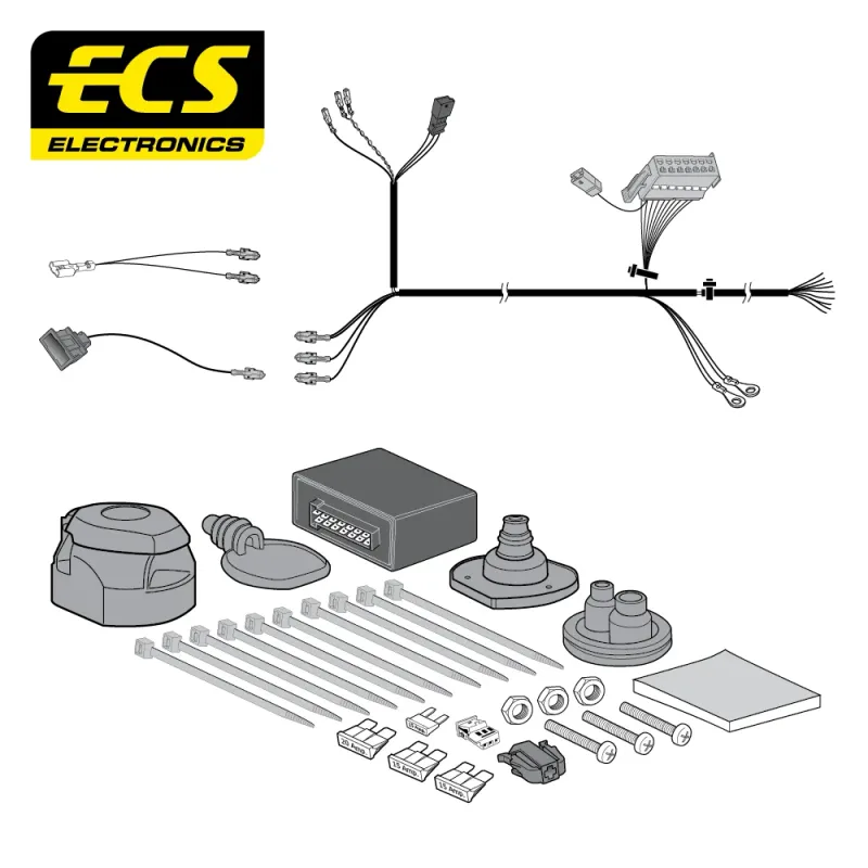 ECS 13 Pin Dedicated Wiring Kit – VOLKSWAGEN MULTIKIT – VW127D1U