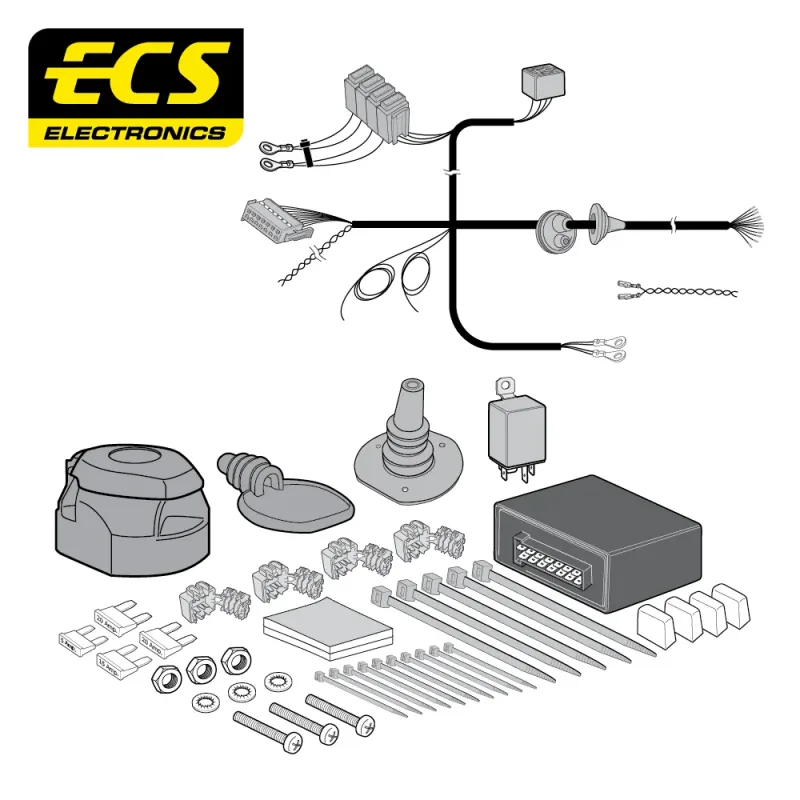 ECS 13 Pin Dedicated Wiring Kit – BMW MULTIKIT – BW02813U