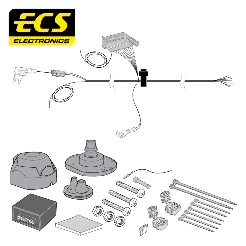 ECS 7 Pin Dedicated Wiring Kit – MULTIKIT – OP052B1U