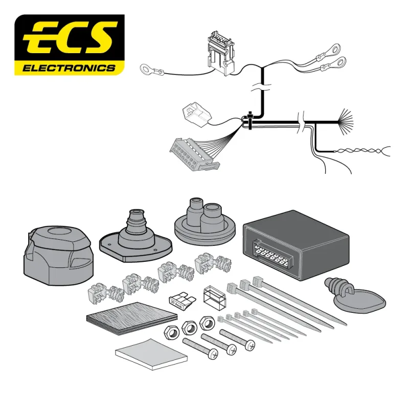 ECS 13 Pin Dedicated Wiring Kit – BMW MULTIKIT – BW008D1U