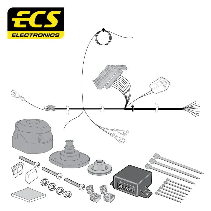 ECS 13 Pin Dedicated Wiring Kit – Astra K 5 door 10/2015 – 12/2021 – OP071D1U