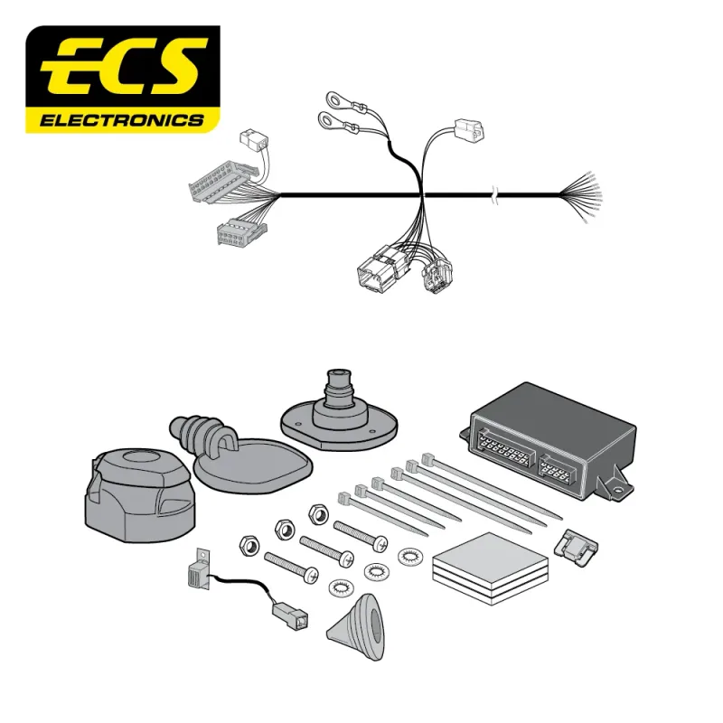 ECS 13 Pin Dedicated Wiring Kit – Qashqai 05/2019 – 05/2021 – NI16313U