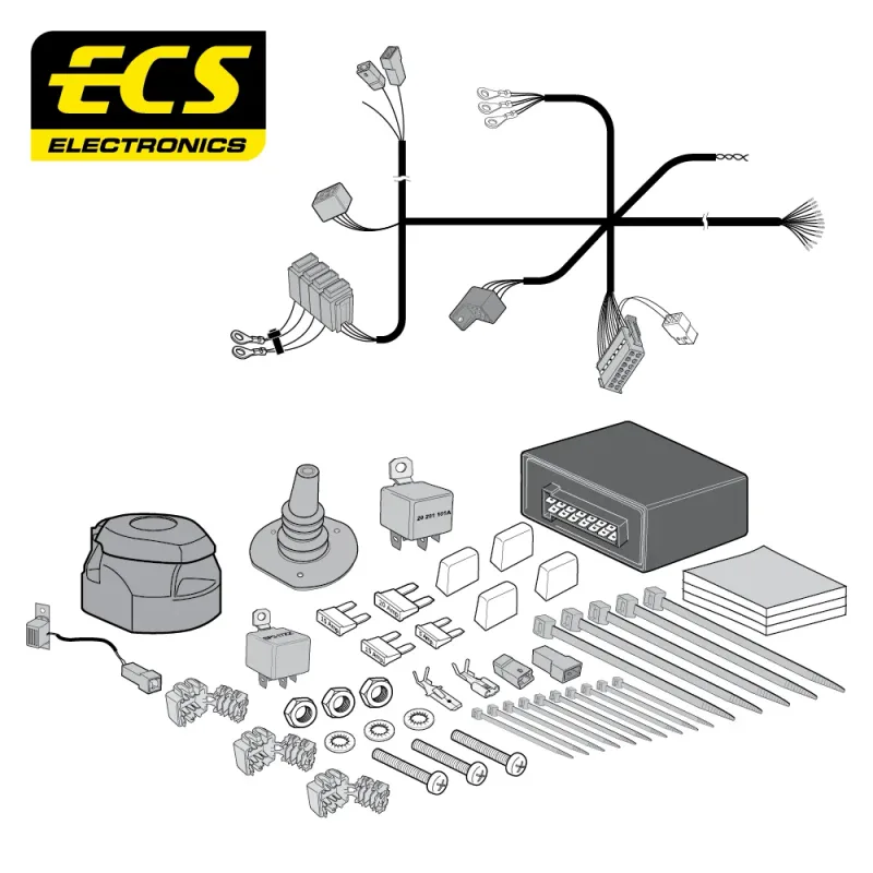 ECS 13 Pin Dedicated Wiring Kit – Alfa Romeo Stelvio 04/2017 – AF01313U