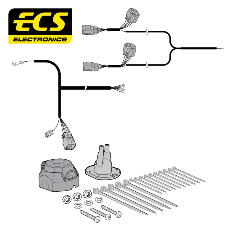 ECS 7 Pin Dedicated Wiring Kit – LANDROVER/RANGEROVER MULTIKIT – LR01007U