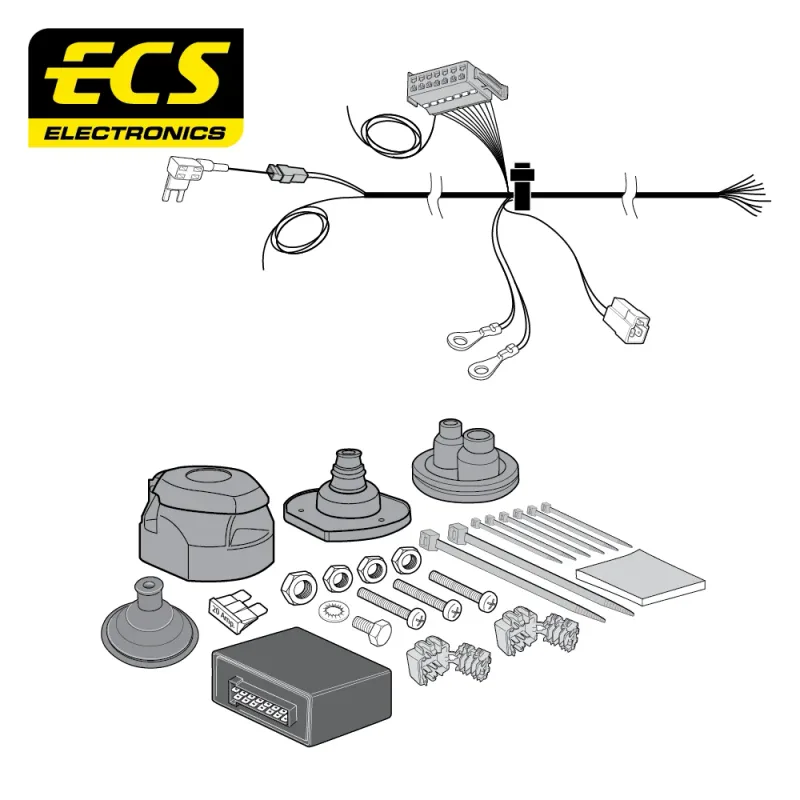 ECS 13 Pin Dedicated Wiring Kit – MULTIKIT – OP052D1U