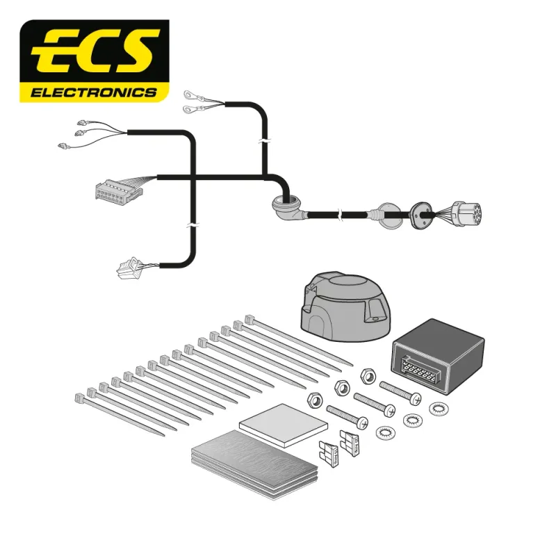 ECS 13 Pin Dedicated Wiring Kit – MERCEDES MULTIKIT – MB08713U