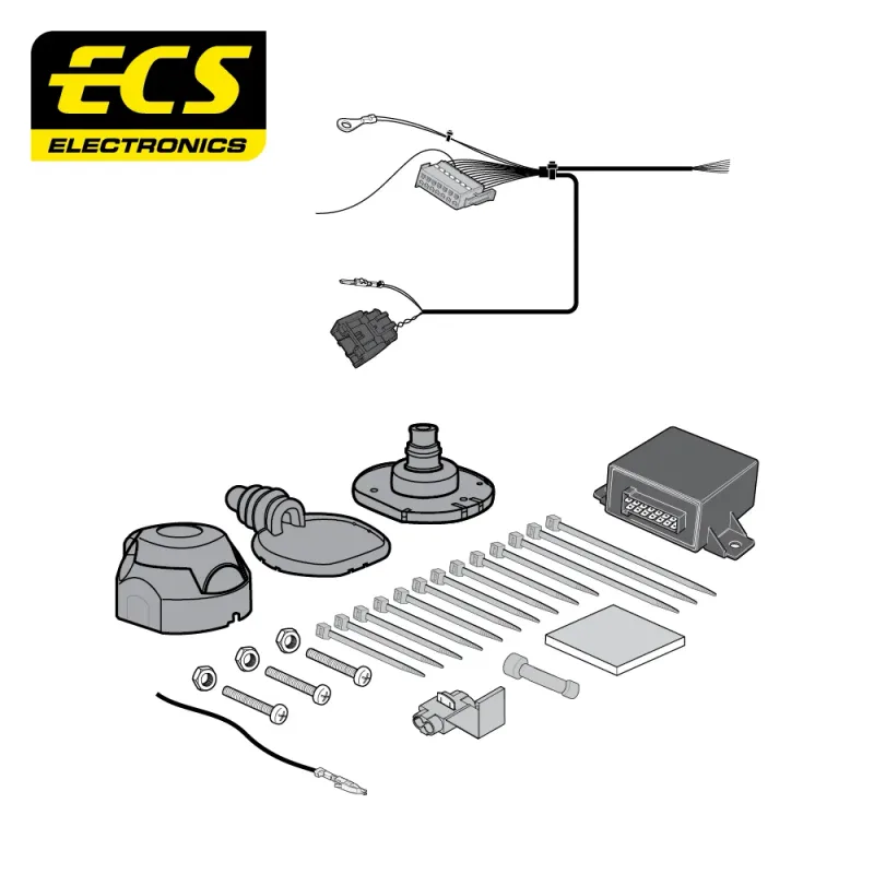 ECS 7 Pin Dedicated Wiring Kit – CITROEN MULTIKIT – CT052B1U