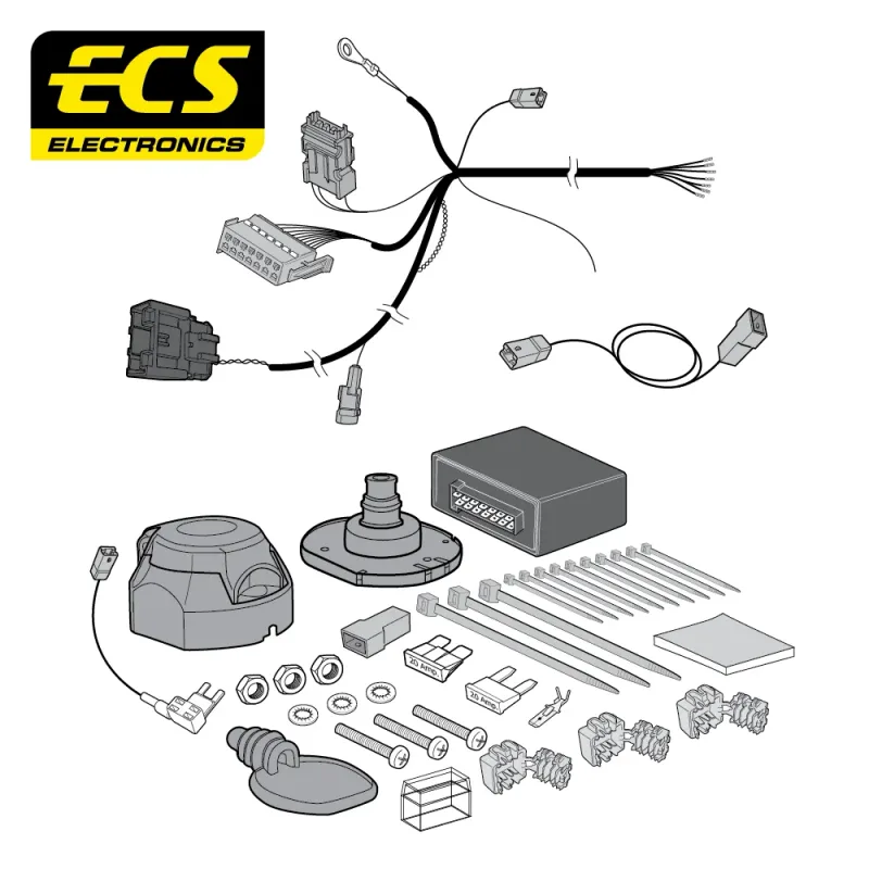 ECS 7 Pin Dedicated Wiring Kit – MULTIKIT – PE08407MU