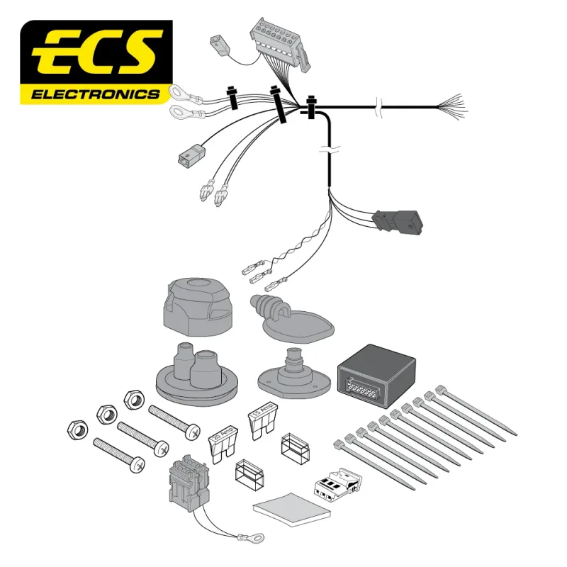 ECS 13 Pin Dedicated Wiring Kit – Audi A6 05/2004 -04/2011 – AU030D1U