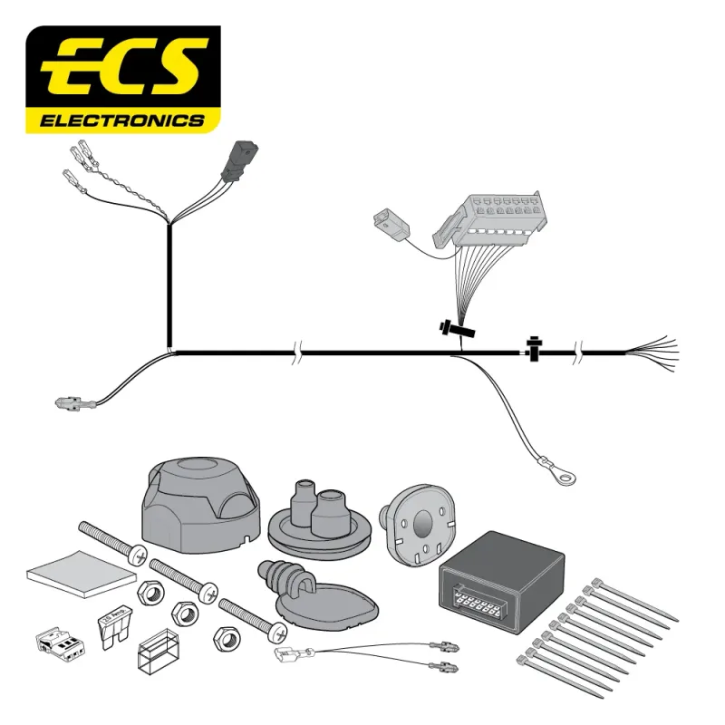 ECS 7 Pin Dedicated Wiring Kit – VOLKSWAGEN MULTIKIT – VW127B1U