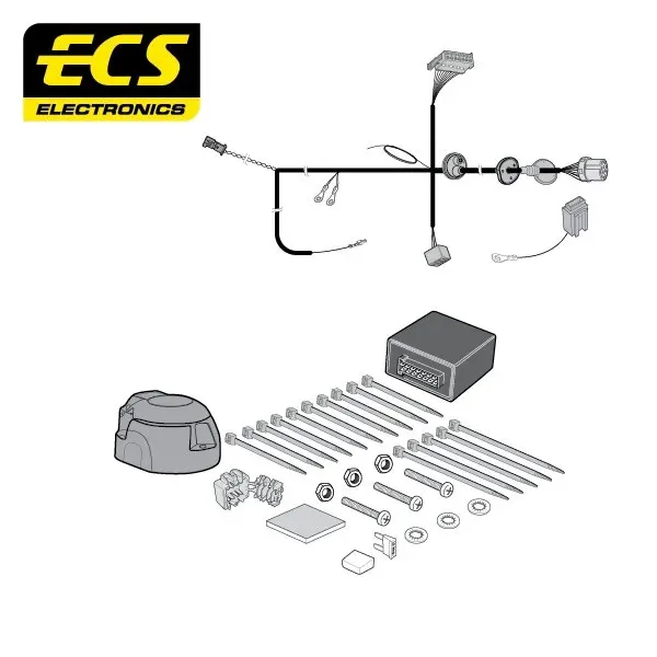 ECS 13 Pin Dedicated Wiring Kit – MERCEDES MULTIKIT – MB09613U