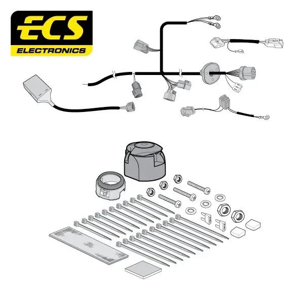 ECS 13 Pin Dedicated Wiring Kit – Fiat Fullback 06/2016 – MT14813MU