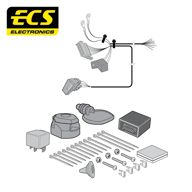 ECS 13 Pin Dedicated Wiring Kit – CITROEN MULTIKIT – CT051D1U