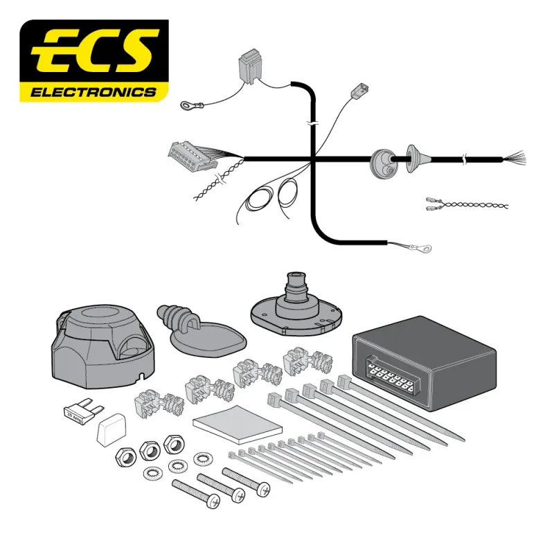 ECS 7 Pin Dedicated Wiring Kit – BMW MULTIKIT – BW02807U