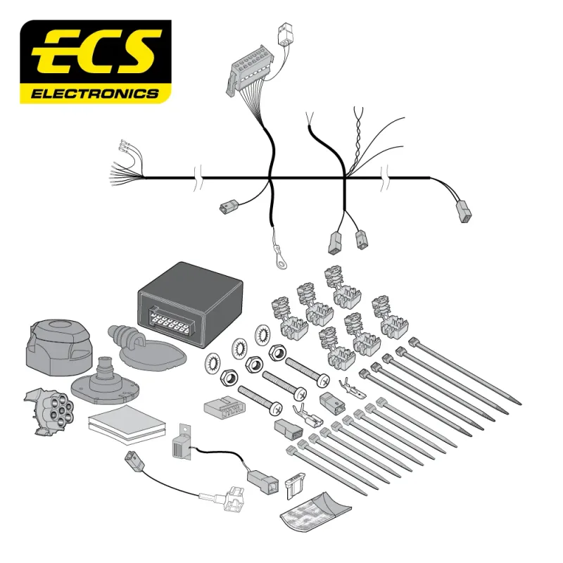 ECS 7 Pin Dedicated Wiring Kit – MAZDA MULTIKIT – MZ15307U