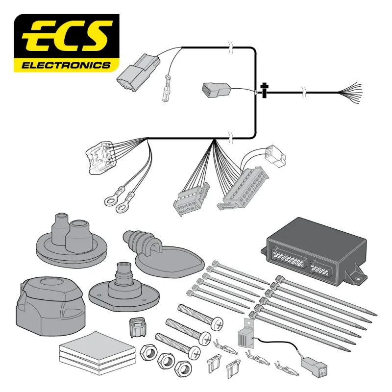 ECS 13 Pin Dedicated Wiring Kit – RAV4 03/2013 – 10/2018 – TO223DHU