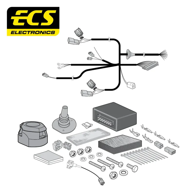 ECS 13 Pin Dedicated Wiring Kit – MULTIKIT – TO29613MU