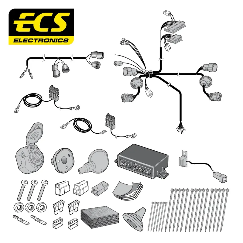 ECS 13 Pin Dedicated Wiring Kit – Hyundai IX35 03/2010 – HY058DHU