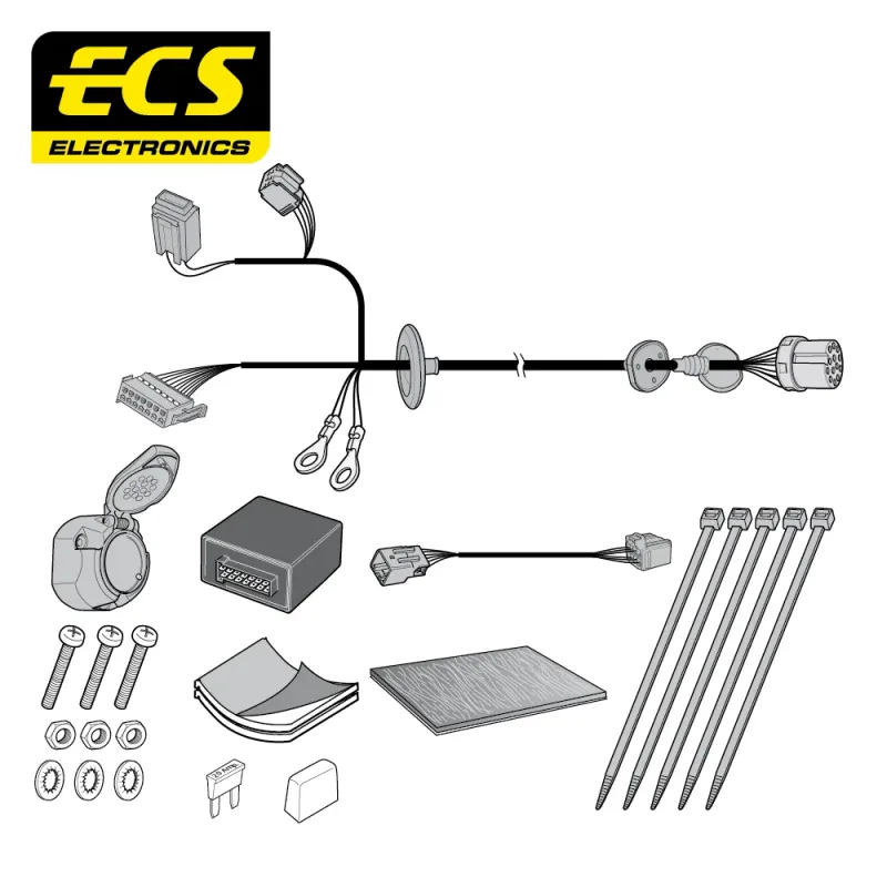 ECS 13 Pin Dedicated Wiring Kit – MULTIKIT – JG00713MU