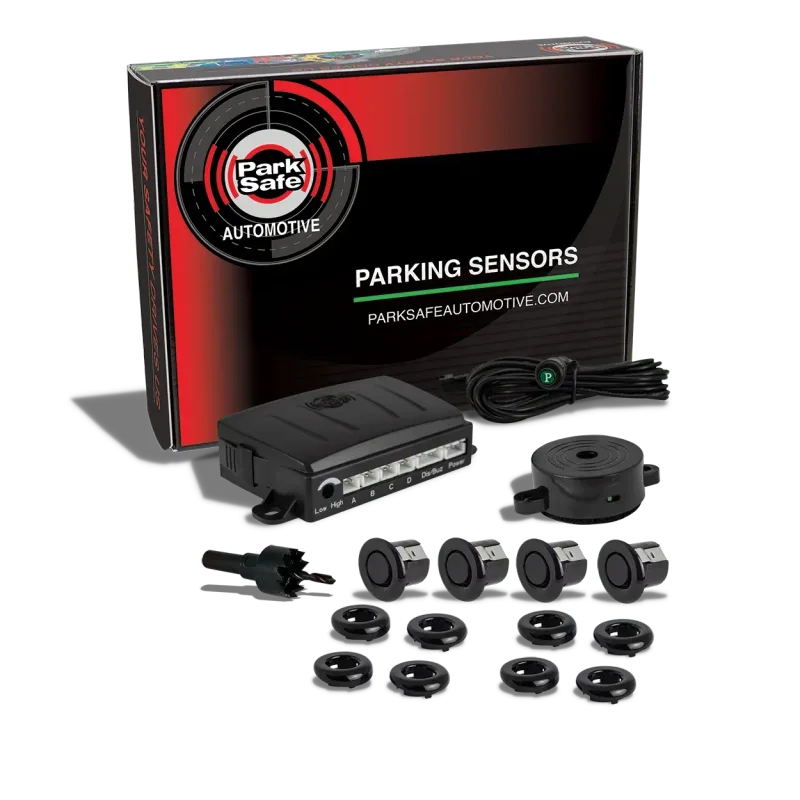 Front 18.5Mm Sensor Kit – Matt Black, Audible Buzzer