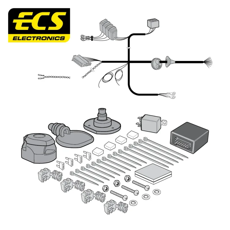 ECS 13 Pin Dedicated Wiring Kit – BMW MULTIKIT – BW03113U